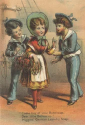 Anúncio para Higgins German Laundry Soap, c.1880