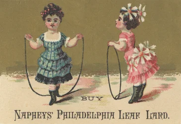 Anúncio para Napheys Philadelphia Leaf Lard, c.1880