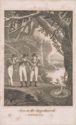 Alexander Wilson e companheiros no Susquehanna, 1809