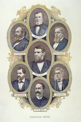 American Railroad Kings (cor litho)