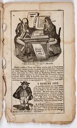 E se nós falharmos - nós falhamos! Macbeth, página 7 de Eltons Comic All-my-nack, 1838