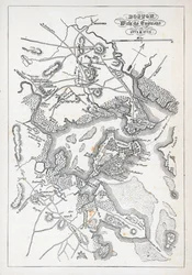 Boston e seus arredores em 1775 e 1776 (litho)