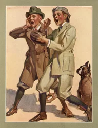 Garotos jogando beisebol de rua na década de 1920