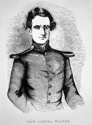 Capitão Samuel Walker (1815-47) 1847 (gravura)