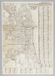 Mapa da Cidade de Chicago