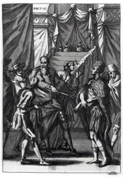 Cortes e Montezuma, de Antonio de Solis y Rivadeneira Solis "História da Conquista do México", 1691