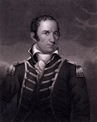 Edward Preble (1761-1807), gravado por Henry Bryan Hall (1808-84), após um original em Fanuelle Hall, Boston
