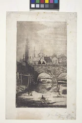 Números em ponte (tinta)