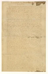 Primeira página de Os Crimes da Rua Morgue, de Edgar Allan Poe, 1841