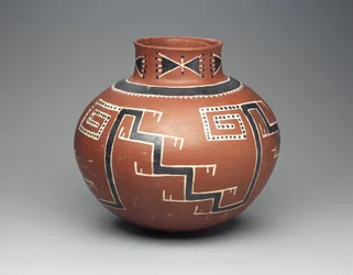 Foumile jarro policromado, Anasazi, 13001500 (cerâmica)