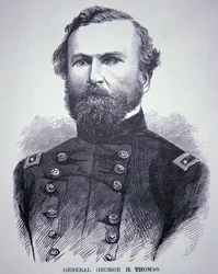 General George H. Thomas (1816-70) (gravura)