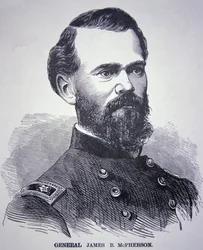 General James Birdseye McPherson (1828-64) (gravura)