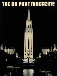 Golden Gate International Exposition, capa da DuPont Magazine, abril de 1939