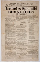 Grand e Splendid Bobalition of Slavery, 1822