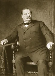 Grover Cleveland, 22º e 24º Presidente dos Estados Unidos da América, pub. 1901 (fotogravura)