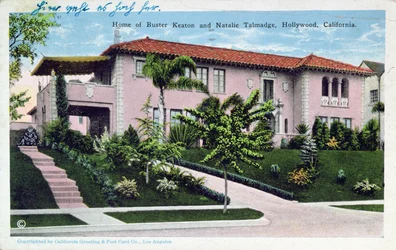 Casa de Buster Keaton e Natalie Talmadge em Hollywood, 1930