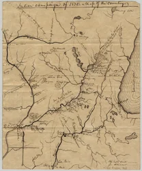 Campanha Indiana de 1832: Mapa do País, 1832