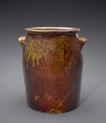 Jar, depois de 1850 (possivelmente faiança vitrificada alcalina)