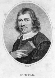 John Bunyan (1628-88) frontispício para o progresso dos peregrinos, 1805
