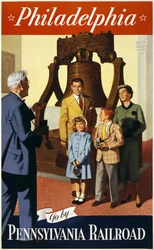 Cartaz de viagem Liberty Bell