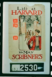 Life at Harvard, cartaz publicitário da edição de maio da Revista Scribners