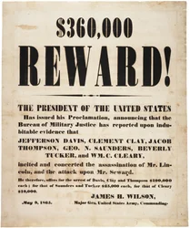 Recompensa pelo assassinato de Lincoln, 9 de maio de 1865