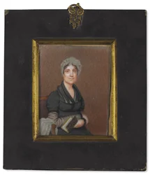 Maria Bowne Osgood, c.1789 (c - c em marfim)