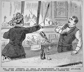 A Sra. Hurst separa um saloon, do 
