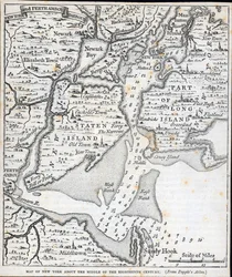 Nova Iorque em meados do século XVIII (litho)