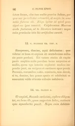 Página de &39;Select letters of Pliny the Younger&39;, Livro X, publicado em Boston