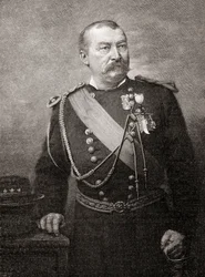 Philip Henry Sheridan, de "The Century Illustrated Monthly Magazine", publicado em 1884 (gravura em madeira)