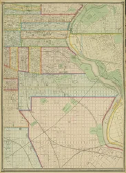 Ilustração 5, Mapa da Cidade Inteira de Filadélfia, 1867