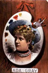 Retrato de Ada Gray (cor litho)