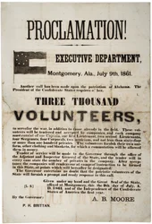 Recrutamento em lote solicitando três mil voluntários, 9 de julho de 1861