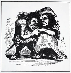 Elfos escandinavos, de O Guia Mundial dos Gnomos, Fadas, Elfos e Outros Seres Pequenos, de Thomas Keightley (1789-1872), publicado em 1880