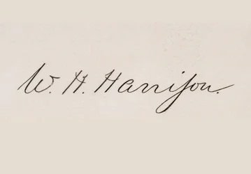 Assinatura de Henry William Harrison
