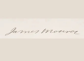 Assinatura de James Monroe