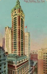 Singer Building, Nova Iorque, c.1900-09