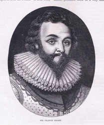 Sir Francis Drake, ilustração de Cassell