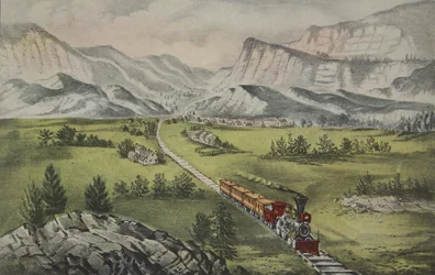 O Grande Oeste, pub. 1870, Currier & Ives