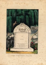 The Soldiers Grave, pub. por Currier & Ives, c.1862