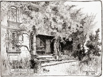 A casa de John Bartram perto de Filadélfia, da 