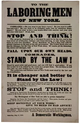 Aos trabalhadores de Nova York, 18 de julho de 1863