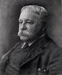 William D. Howells (1837-1920) de &39;Literatura&39;, 27 de abril de 1898 (gravura) (foto bundw)