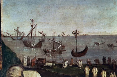 Barcos, detalhe de Transport of Holy Face
