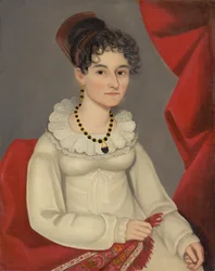 Retrato de Catharine Couenhoven Clark, c.1819-20 (óleo sobre tela)