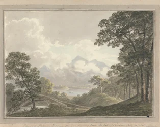 Vistas em Inglaterra, Escócia e País de Gales: Efeito transitório em Skodow e c., no regresso da queda de Lowdoor, 30 de Julho de 1805