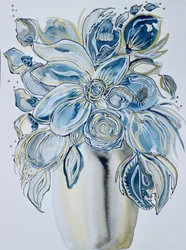 Flores Indigo Gold