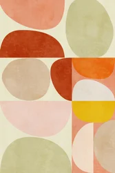 Geometria em tons pastel