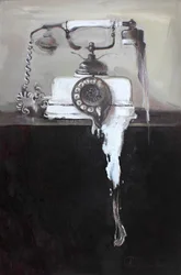 Telefone rotativo a derreter